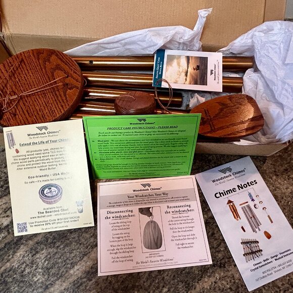 Woodstock Amazing Grace Wind Chime *Medium* Bronze - Picture 5 of 10